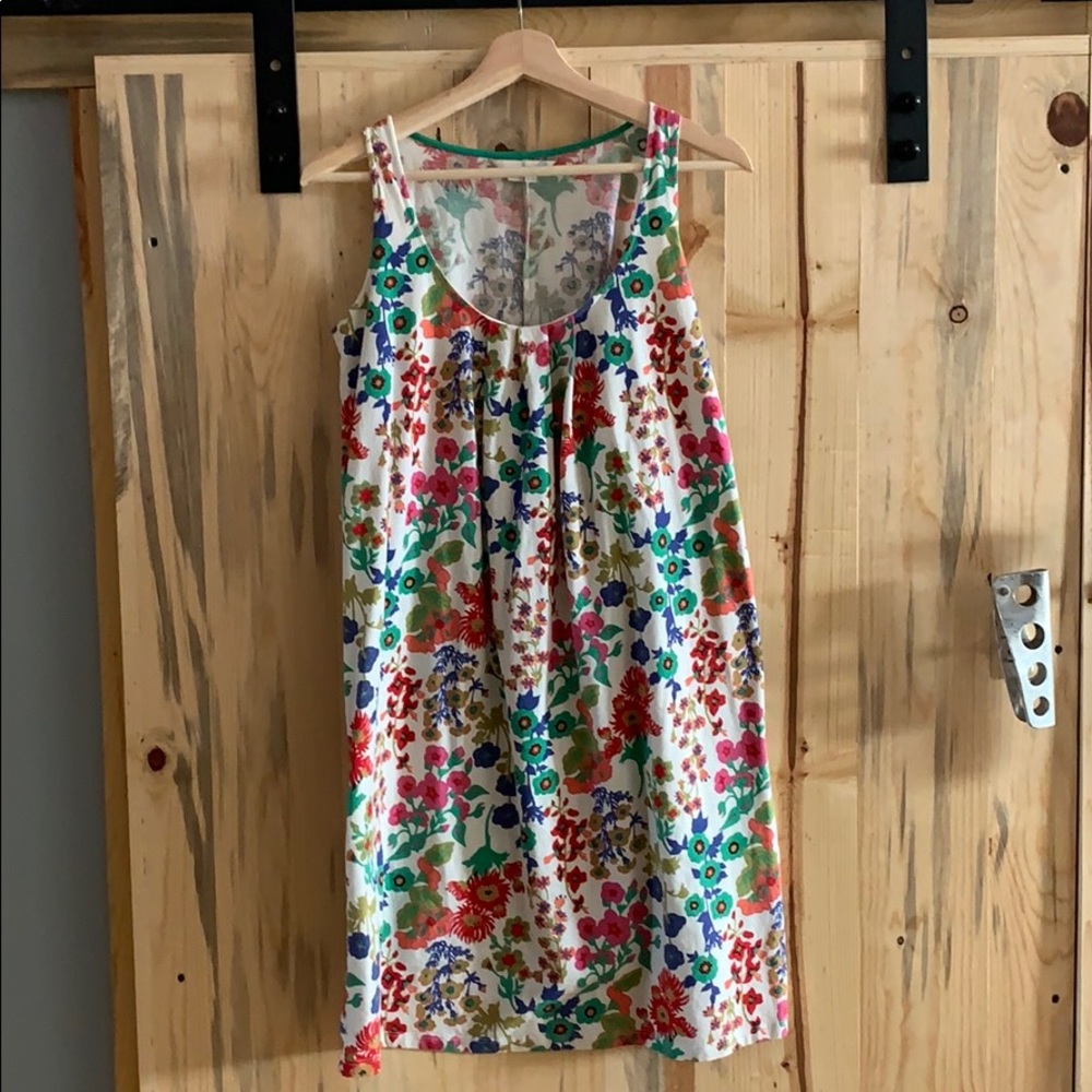 Sleeveless floral Boden dress